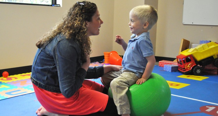 Combining Speech Therapy with the Sensory Gym is Fun!